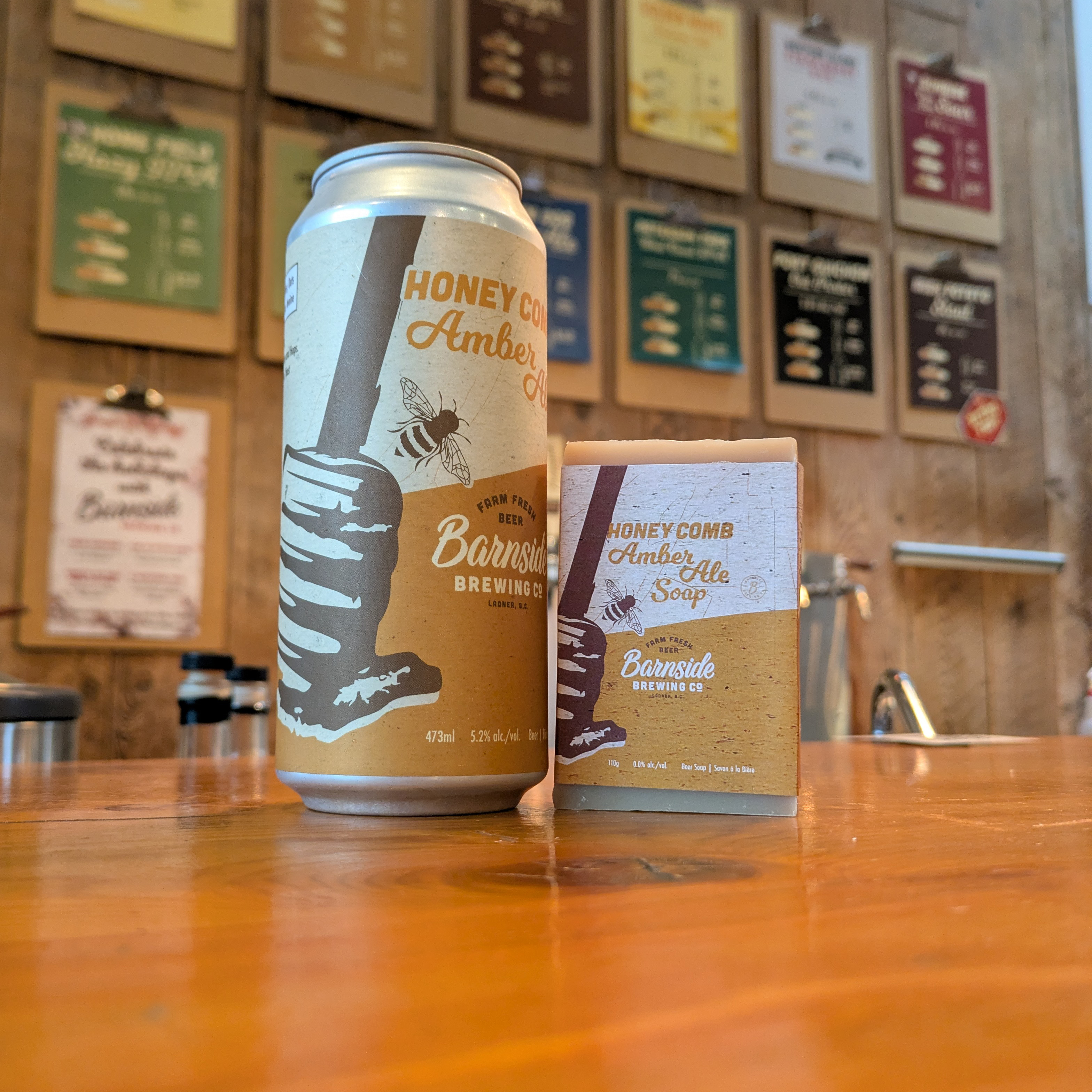 Beer soap collaboration example 1